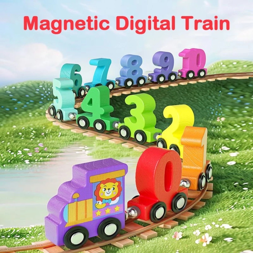 Kids Education Number - 1 conjunto de Brinquedos de Trem