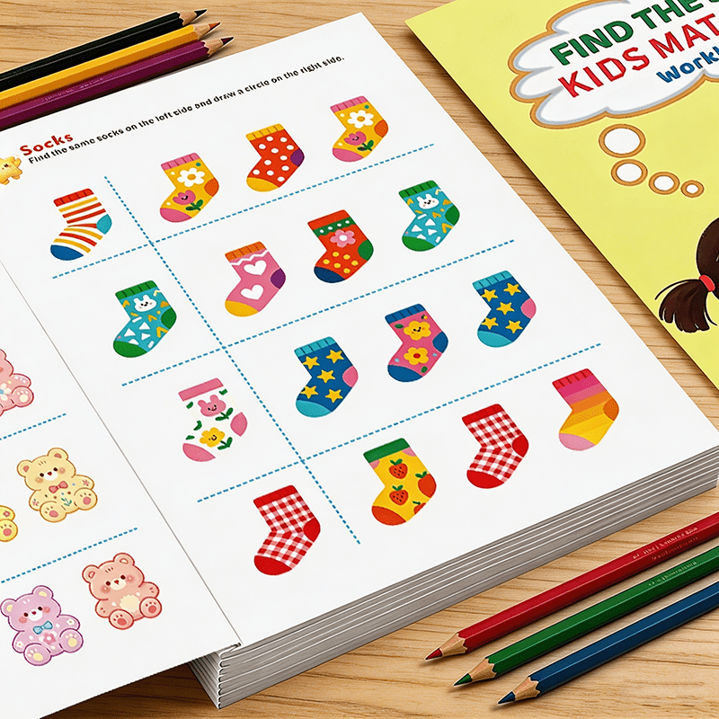 Kids Education Activities - Encontre o mesmo livro de atividades