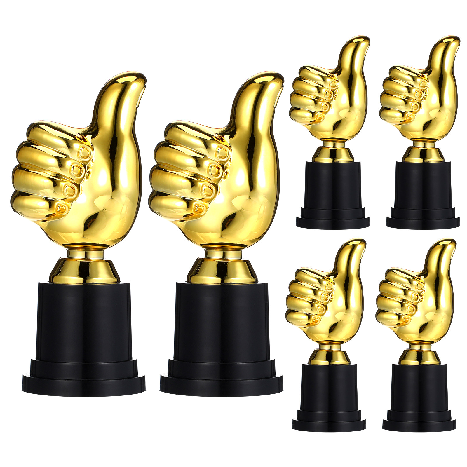 6 taças de troféu em formato d - Kids Education Motivation avaliação e preço