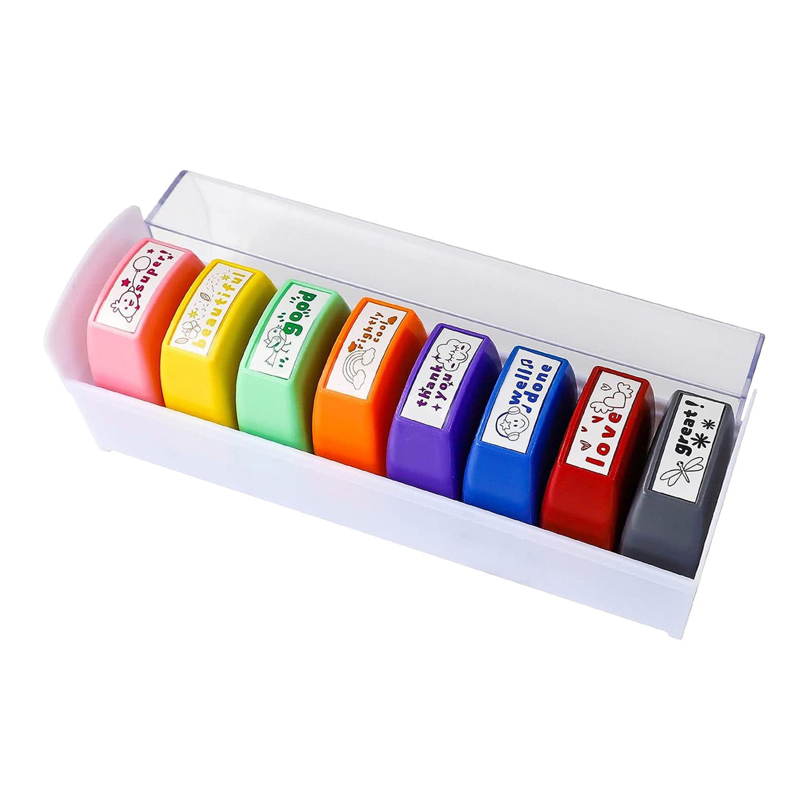 8x conjunto de selos para prof - Kids Education Motivation avaliação e preço